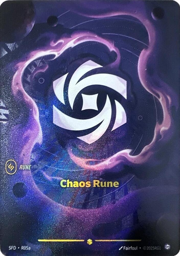 Chaos Rune - Alternate Art - Foil (Spiritforged)(SFD-R05a/221)(O/AA)