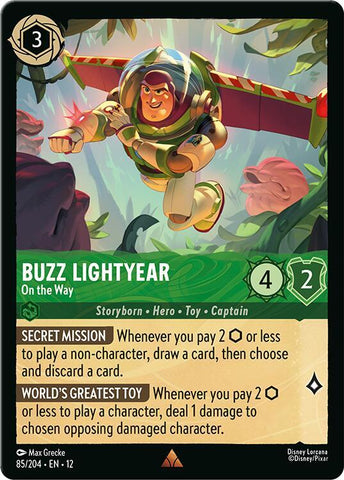 Buzz Lightyear - On the Way  [Cold Foil] (Wilds Unknown)(12-85/204)(R)