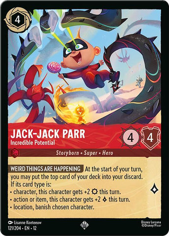 Jack-Jack Parr - Incredible Potential (Wilds Unknown)(12-121/204)(SR)