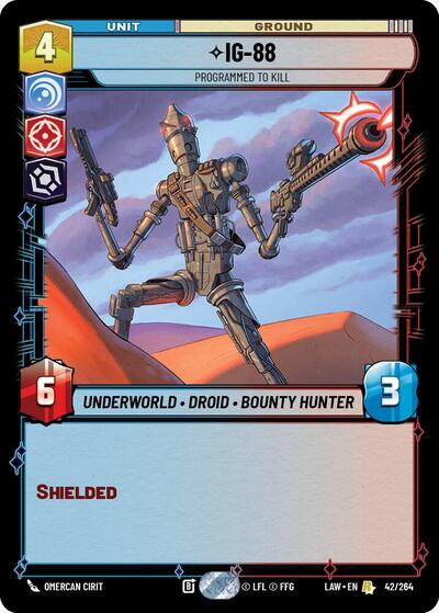 IG-88, Programmed to Kill (A Lawless Time)(LAW-042/264)(R)
