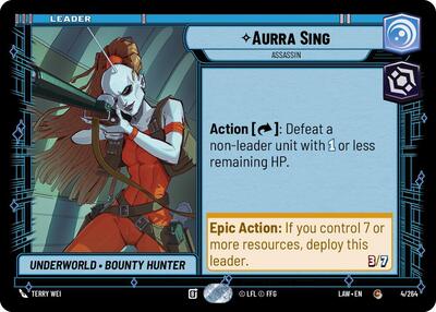 Aurra Sing, Assassin (A Lawless Time)(LAW-004/264)(C)