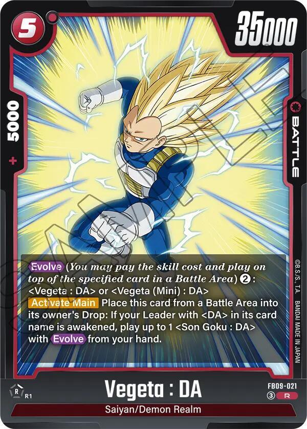Vegeta : DA [Foil] (FB09-021)(R)