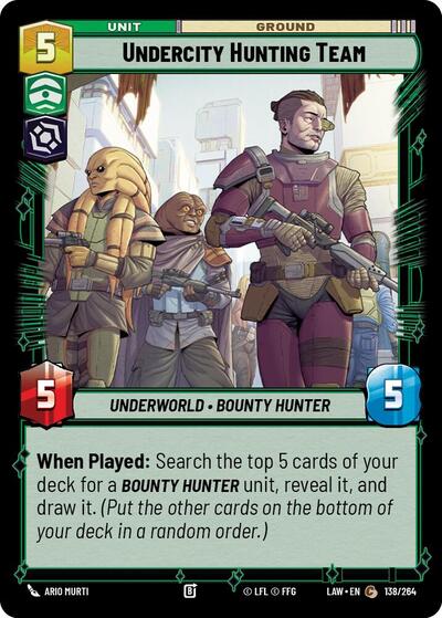 Undercity Hunting Team (A Lawless Time)(LAW-138/264)(C)
