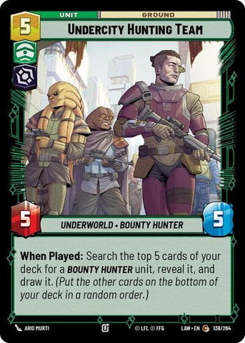 Undercity Hunting Team (A Lawless Time)(LAW-138/264)(C)