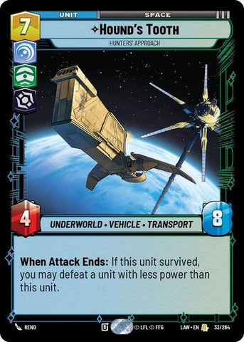 Hound's Tooth, Hunters' Approach (A Lawless Time)(LAW-033/264)(R)