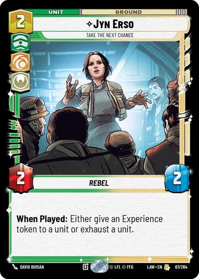 Jyn Erso, Take the Next Chance (A Lawless Time)(LAW-067/264)(R)