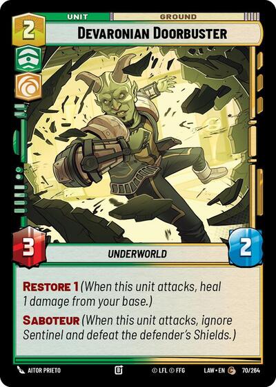 Devaronian Doorbuster (A Lawless Time)(LAW-070/264)(C)