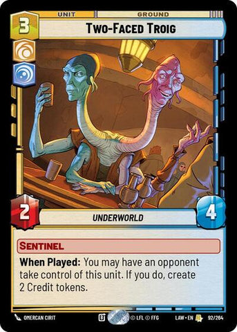 Two-Faced Troig (A Lawless Time)(LAW-092/264)(R)