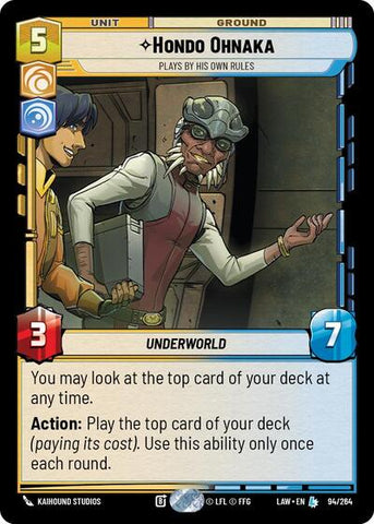 Hondo Ohnaka, Plays By His Own Rules (A Lawless Time)(LAW-094/264)(L)
