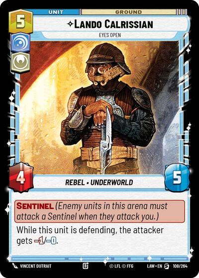 Lando Calrissian, Eyes Open (A Lawless Time)(LAW-108/264)(S)