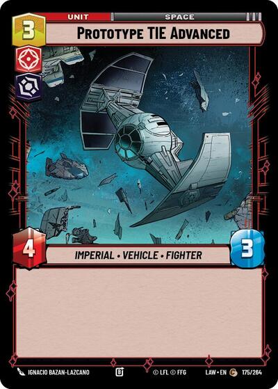 Prototype TIE Advanced (A Lawless Time)(LAW-175/264)(C)