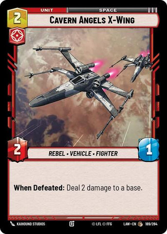 Cavern Angels X-Wing (A Lawless Time)(LAW-189/264)(C)