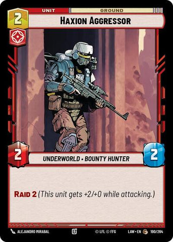 Haxion Aggressor (A Lawless Time)(LAW-190/264)(C)