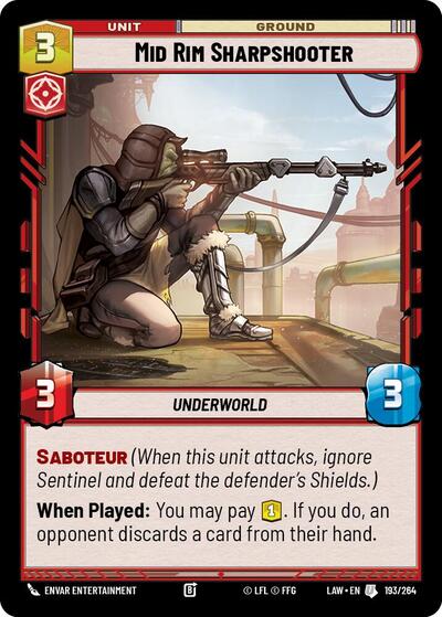 Mid Rim Sharpshooter (A Lawless Time)(LAW-193/264)(U)