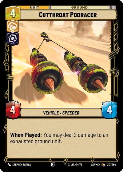 Cutthroat Podracer (A Lawless Time)(LAW-213/264)(C)