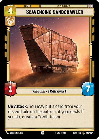 Scavenging Sandcrawler (A Lawless Time)(LAW-238/264)(C)