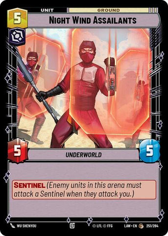 Night Wind Assailants (A Lawless Time)(LAW-251/264)(C)