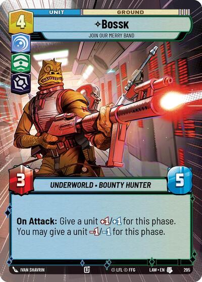 Bossk, Join Our Merry Band (Hyperspace) (A Lawless Time)(LAW-295/901)(U)
