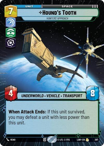 Hound's Tooth, Hunters' Approach (Hyperspace) (A Lawless Time)(LAW-297/901)(R)
