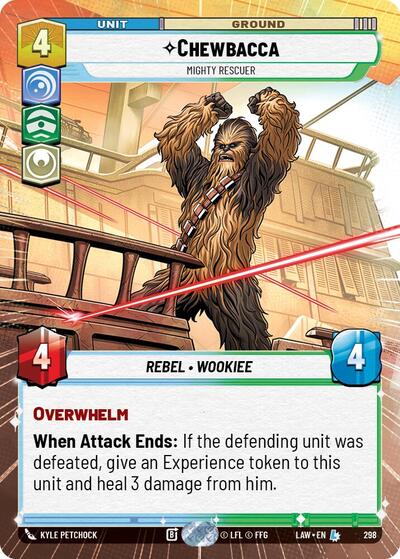 Chewbacca, Mighty Rescuer (Hyperspace) (A Lawless Time)(LAW-298/901)(L)