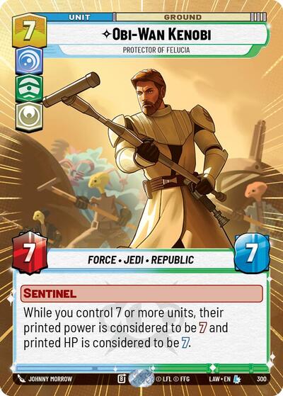 Obi-Wan Kenobi, Protector of Felucia (Hyperspace) (A Lawless Time)(LAW-300/901)(L)