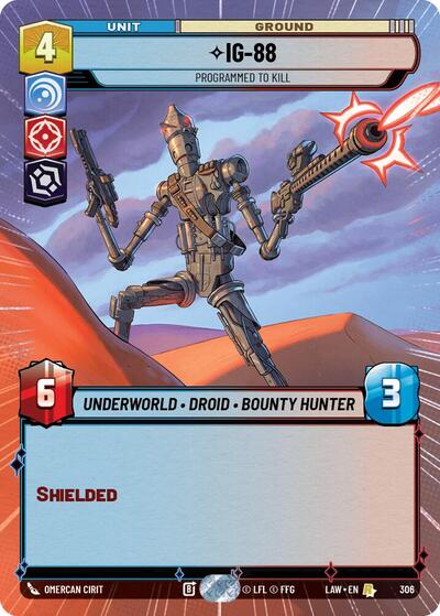 IG-88, Programmed to Kill (Hyperspace) (A Lawless Time)(LAW-306/901)(R)