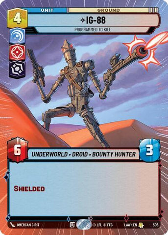 IG-88, Programmed to Kill (Hyperspace) (A Lawless Time)(LAW-306/901)(R)