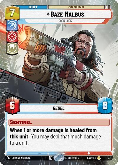Baze Malbus, Good Luck (Hyperspace) (A Lawless Time)(LAW-311/901)(R)