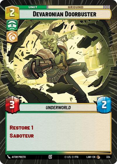 Devaronian Doorbuster (Hyperspace) (A Lawless Time)(LAW-334/901)(C)