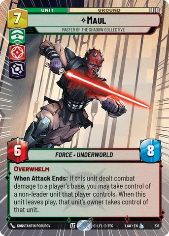 Maul, Master of the Shadow Collective (Hyperspace) (A Lawless Time)(LAW-318/901)(L)