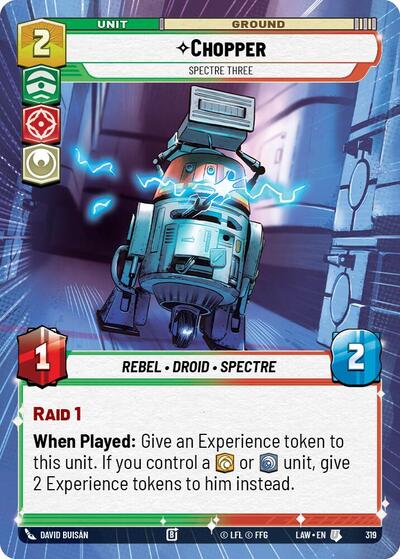 Chopper, Spectre Three (Hyperspace) (A Lawless Time)(LAW-319/901)(U)
