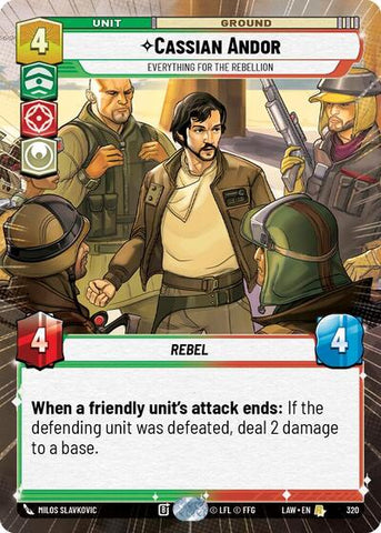 Cassian Andor, Everything for the Rebellion (Hyperspace) (A Lawless Time)(LAW-320/901)(R)