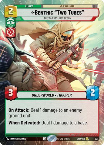 Benthic "Two Tubes", The War Has Just Begun (Hyperspace) (A Lawless Time)(LAW-321/901)(R)