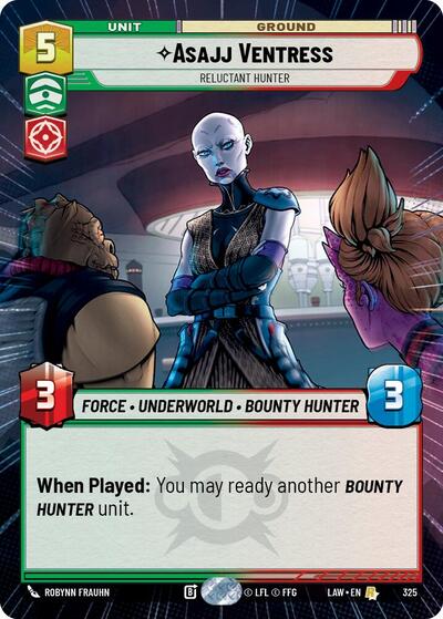 Asajj Ventress, Reluctant Hunter (Hyperspace) (A Lawless Time)(LAW-325/901)(R)