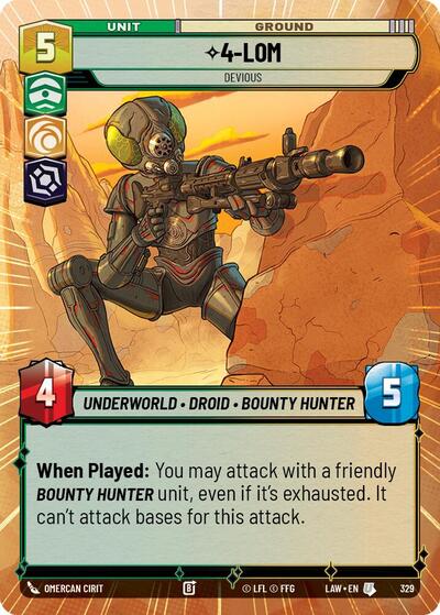 4-LOM, Devious (Hyperspace) (A Lawless Time)(LAW-329/901)(U)