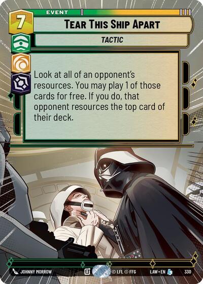 Tear This Ship Apart (Hyperspace) (A Lawless Time)(LAW-330/901)(L)