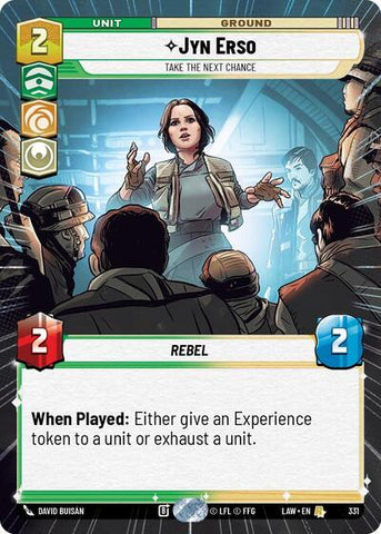 Jyn Erso, Take the Next Chance (Hyperspace) (A Lawless Time)(LAW-331/901)(R)