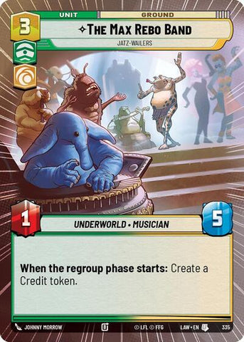The Max Rebo Band, Jatz-Wailers (Hyperspace) (A Lawless Time)(LAW-335/901)(U)
