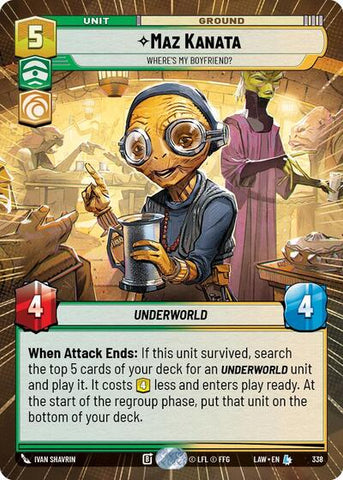 Maz Kanata, Where's My Boyfriend? (Hyperspace) (A Lawless Time)(LAW-338/901)(L)