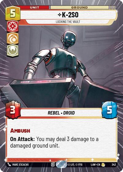 K-2S0, Locking the Vault (Hyperspace) (A Lawless Time)(LAW-343/901)(R)