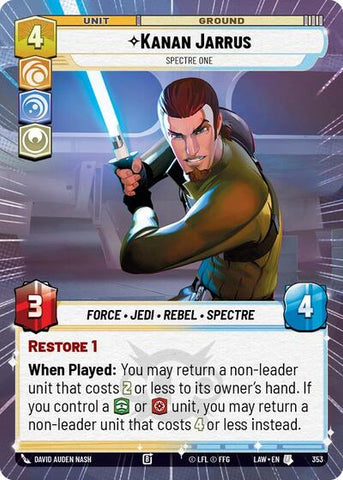 Kanan Jarrus, Spectre One (Hyperspace) (A Lawless Time)(LAW-353/901)(U)