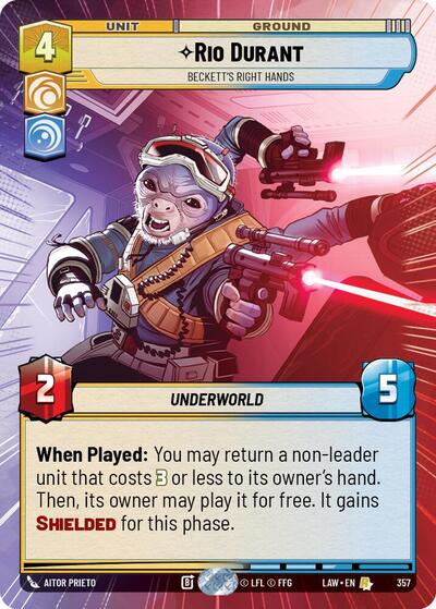 Rio Durant, Beckett's Right Hands (Hyperspace) (A Lawless Time)(LAW-357/901)(R)