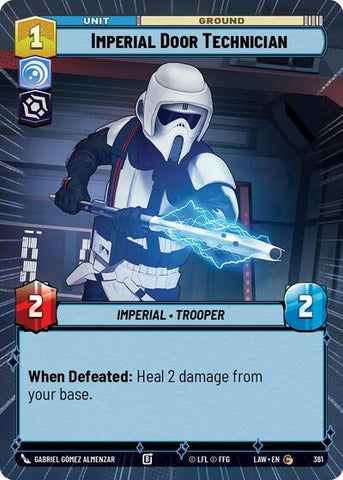 Imperial Door Technician (Hyperspace) (A Lawless Time)(LAW-361/901)(C)