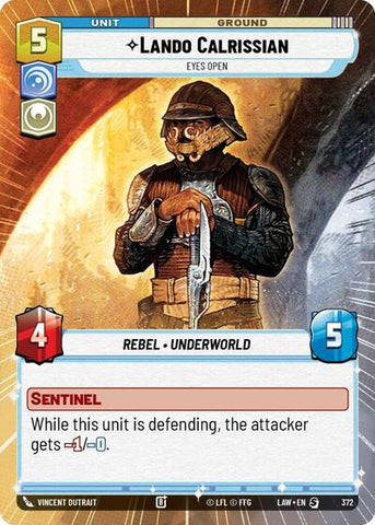 Lando Calrissian, Eyes Open (Hyperspace) (A Lawless Time)(LAW-372/901)(S)