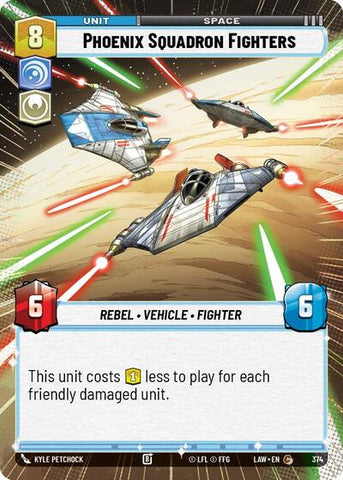Phoenix Squadron Fighters (Hyperspace) (A Lawless Time)(LAW-374/901)(C)