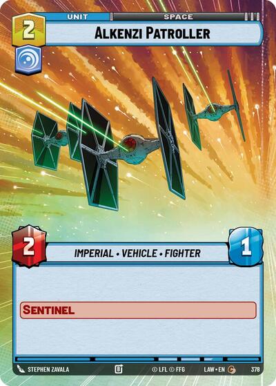 Alkenzi Patroller (Hyperspace) (A Lawless Time)(LAW-378/901)(C)