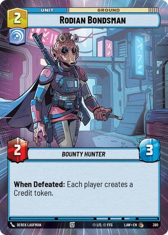 Rodian Bondsman (Hyperspace) (A Lawless Time)(LAW-380/901)(C)