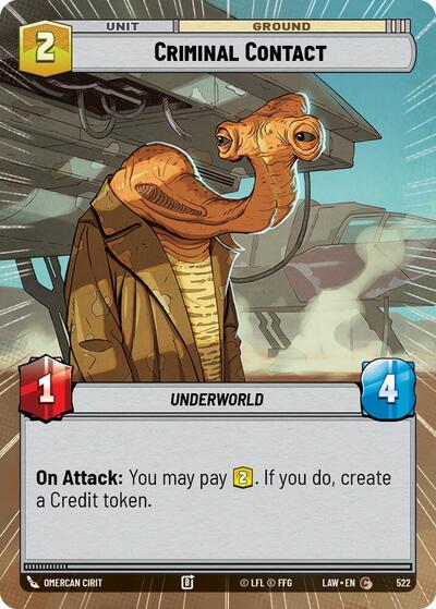 Criminal Contact (Hyperspace) (A Lawless Time)(LAW-522/901)(C)