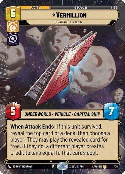 Vermillion, Qi'Ra's Auction House (Hyperspace) (A Lawless Time)(LAW-479/901)(R)