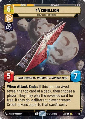 Vermillion, Qi'Ra's Auction House (Hyperspace) (A Lawless Time)(LAW-479/901)(R)